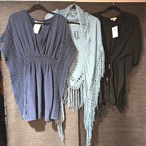 Lot of 3 Beach Cover Up